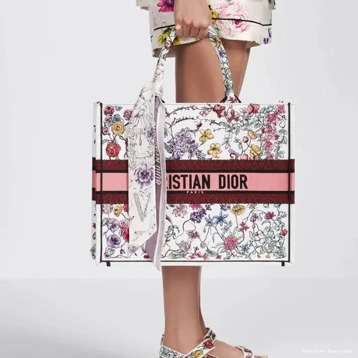 Cheap Pink Motif Florilegio White Book Dior Tote Canvas 0325 Luxury